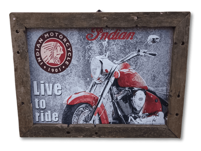 Indian - Live to Ride (A3)