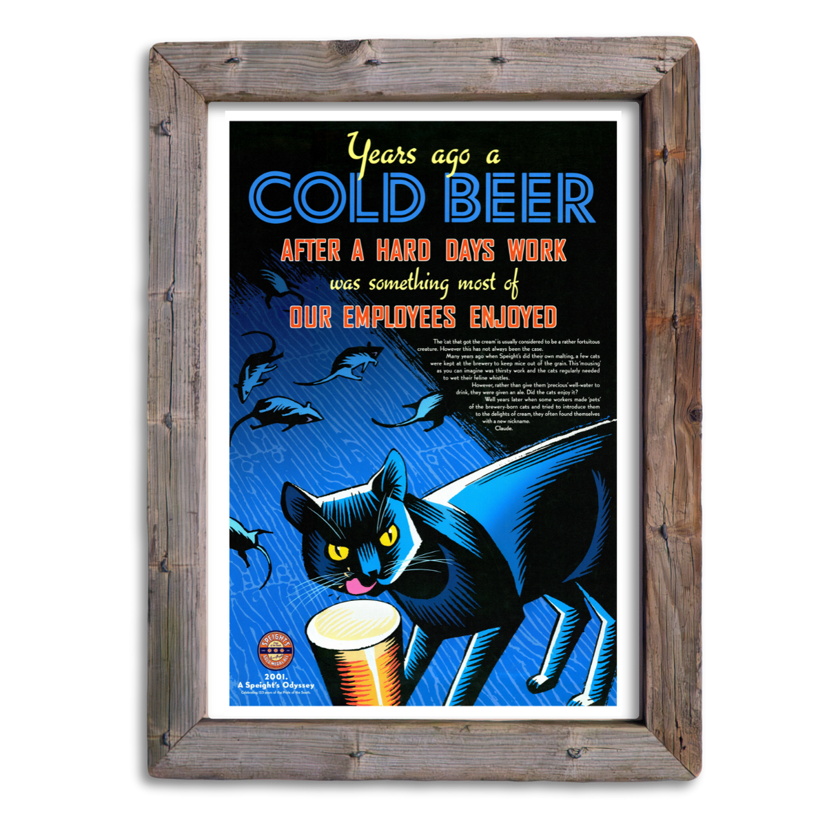 Speights - Cat - Years ago a Cold Beer