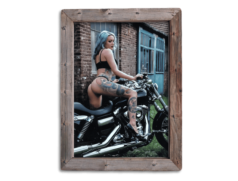 Tattooed Women on Bike