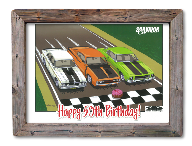 Survivors Car - Happy 50th Birthday