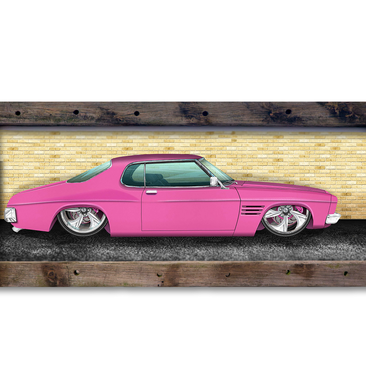 Strike Me Pink Bar Runner