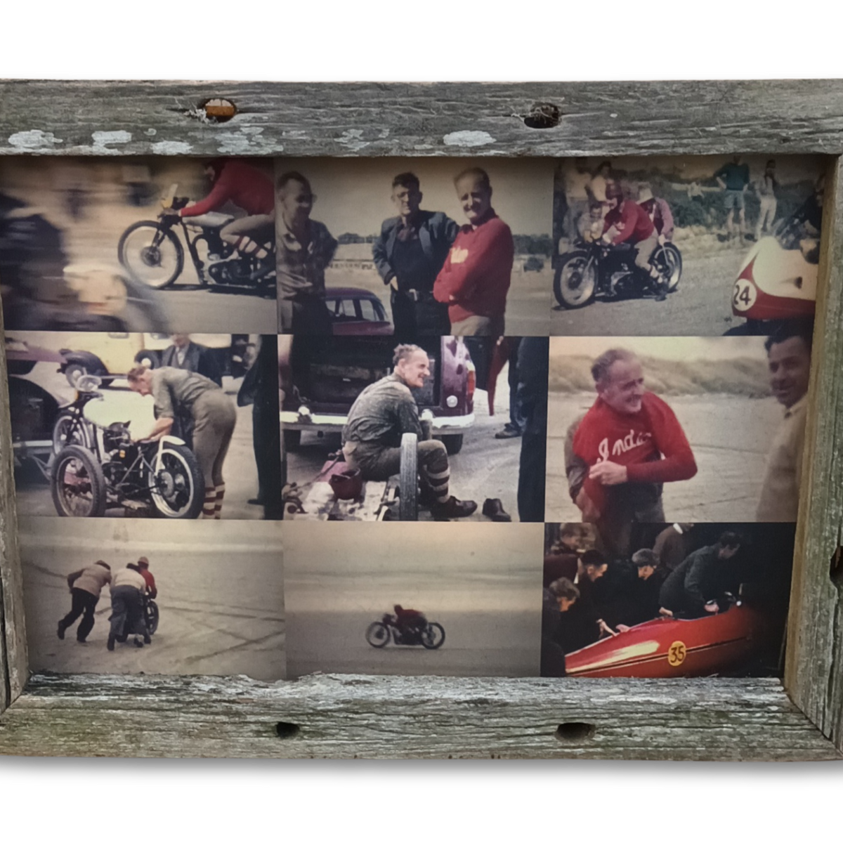 Burt Munro - Collage (A3)